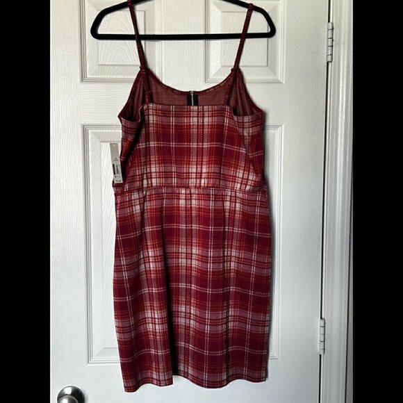 NWT No Boundaries Spaghetti Strap Front Zipper Swing Dress, Extra Large - Picture 2 of 6